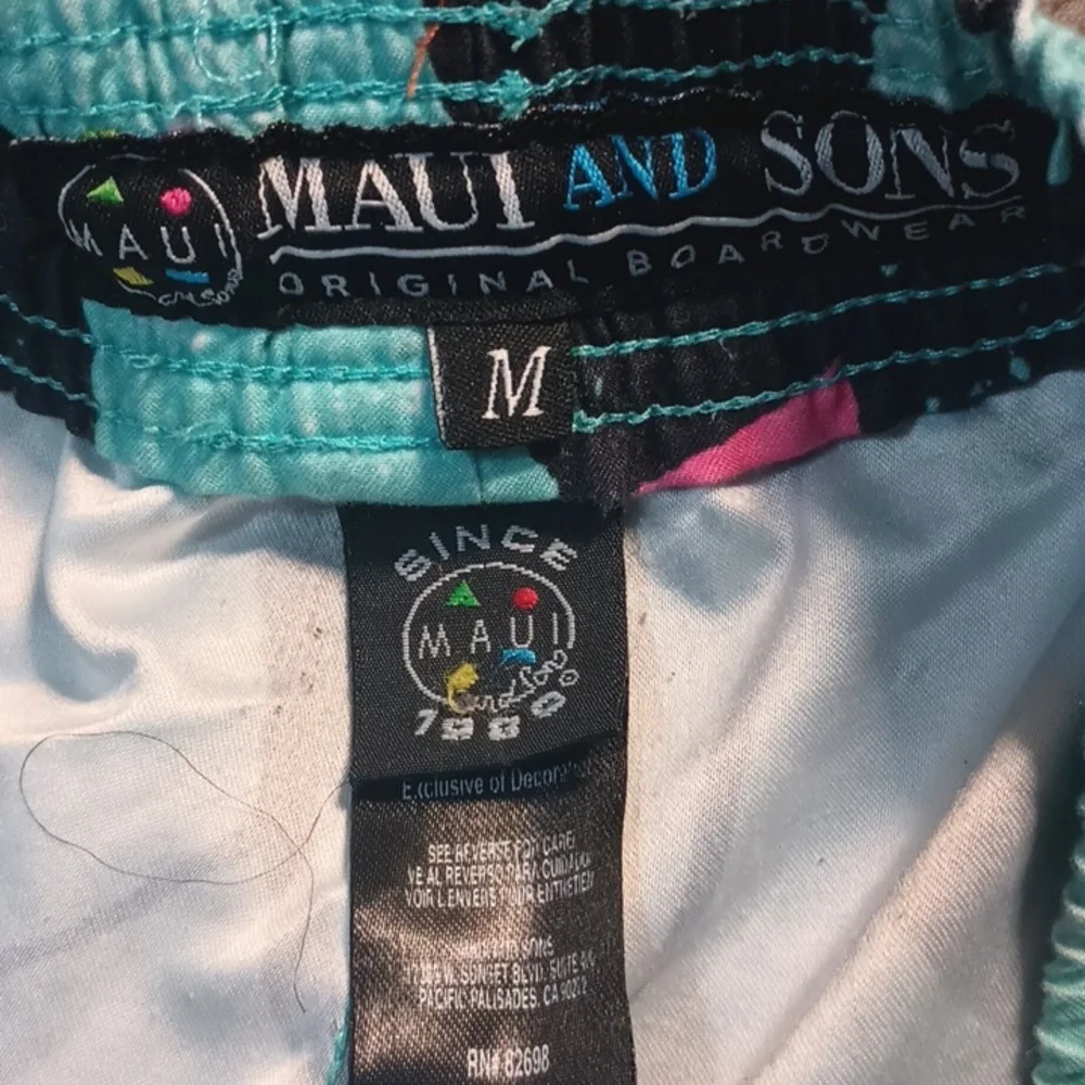 Vintage Retro-style Maui and Sons 80s 90s Swim Trunks